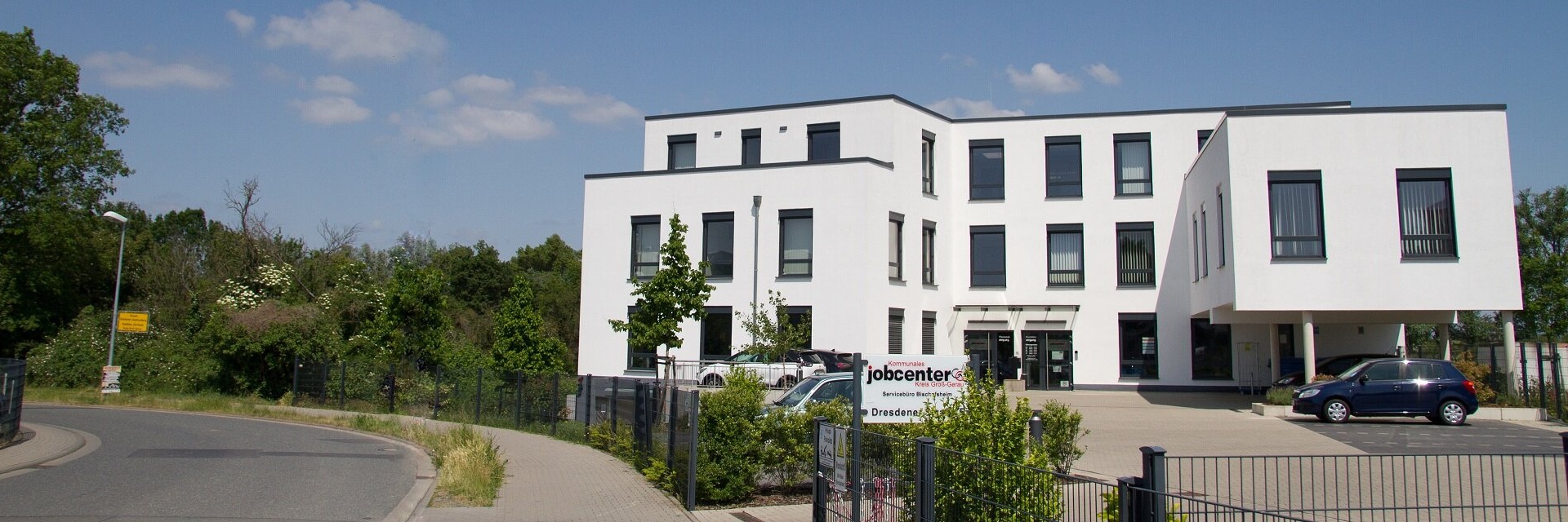 Aussenansicht Servicebüro Bischofsheim